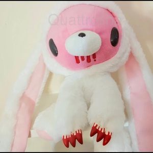 Gloomy Bear dressed up as a Chax bunny plushy.(RARE)